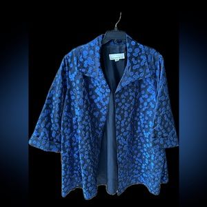 Plus size Caroline Rose embroidered jacket